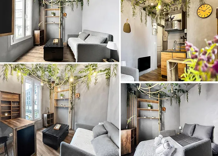 Apartment Jungle Design, WiFi Fibre, 20min Paris *