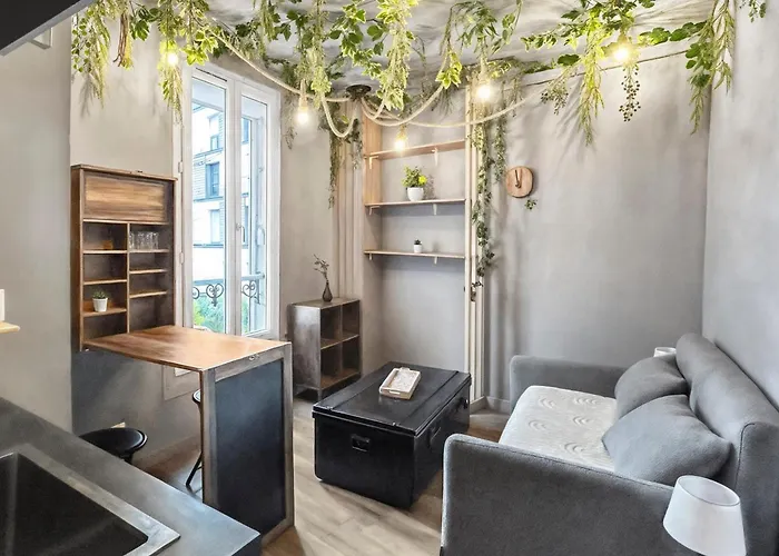 Apartment Jungle Design, WiFi Fibre, 20min Paris *